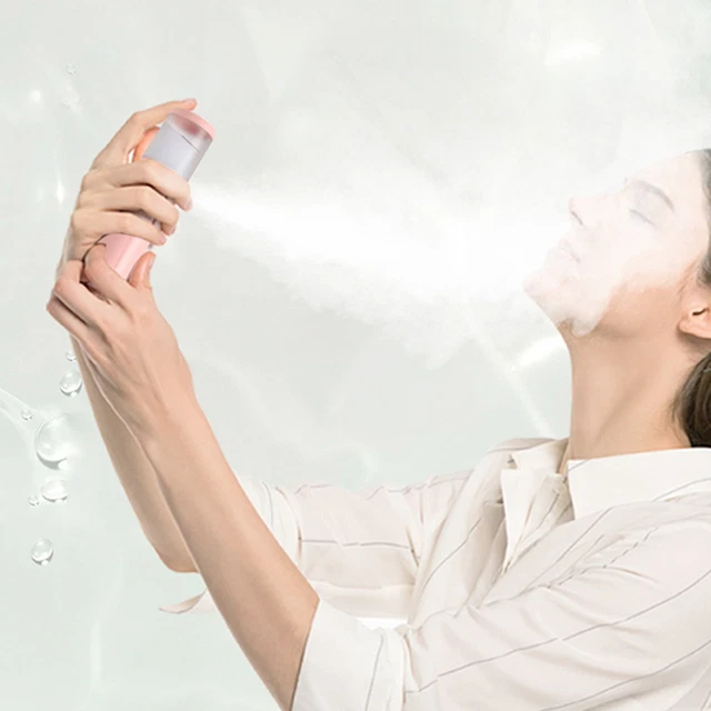 Humidificador facial reductor de ruido niebla fina 30 ml vaporizador facial monocromo