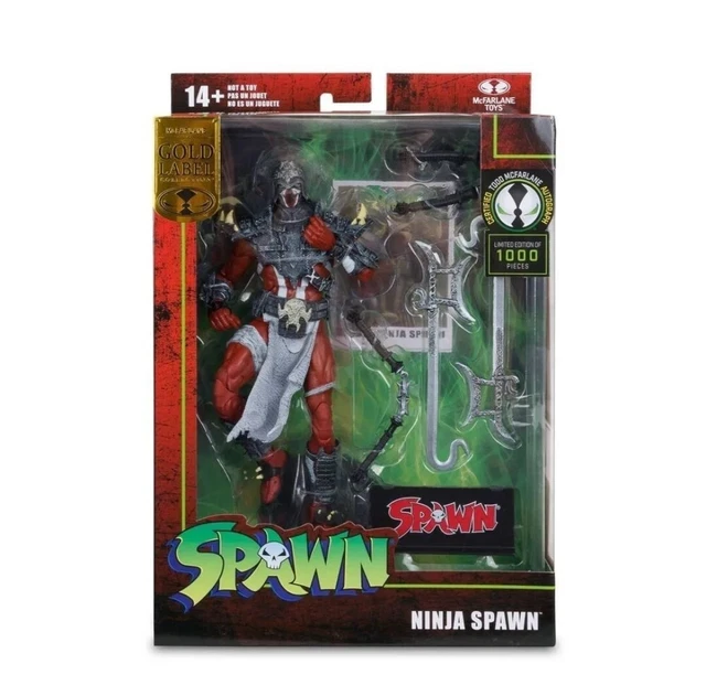 MCFARLANE TOYS SPAWN Ninja Variant Exclusive Limited Signed Target 84.