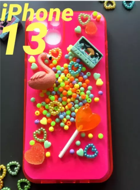 Decoden Kawaii phone case ♡ iPhone 13 ♡Handmade carefully in Japan♡