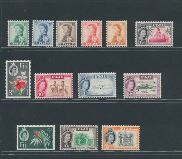 1959-63 Fiji - Stanley Gibbons n. 298/310 - 13 valori - MNH**