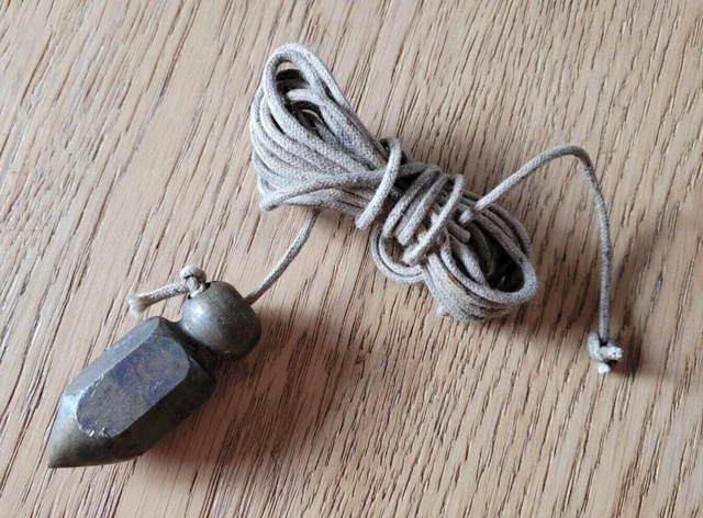 FIL À PLOMB ancien en Bronze / Laiton EUR 25,00 - FR