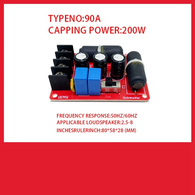 Crossover Audio 2 Vie Per Altoparlanti - Divisore Frequenze Tweeter E Woofer | Hi-Fi Casa O Auto - Foto 2