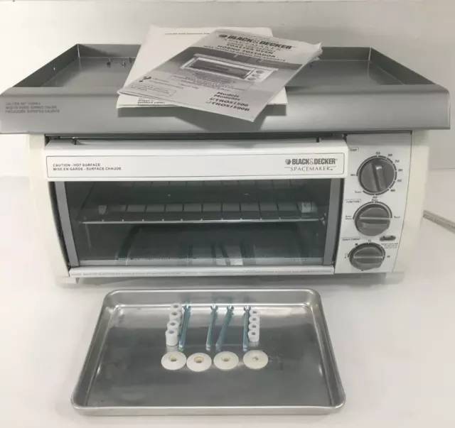 Black & Decker TROS1500 White SpaceMaker Toaster Oven 