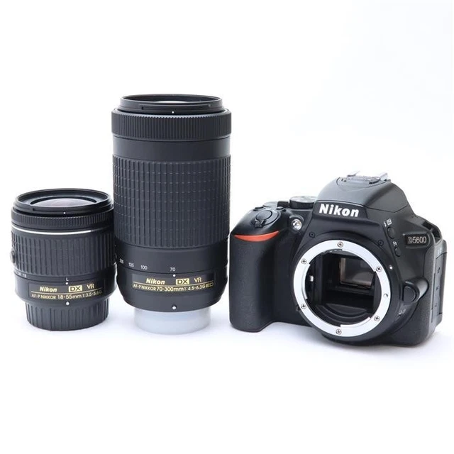 NIKON D5600 DOUBLE Zoom Kit [Standard Zoom Group Lens /Inspected