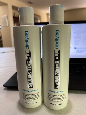 Paul Mitchell Shampoo Three Clarifying-Removes Chlorine 16.9 oz (2-Pack for $19)