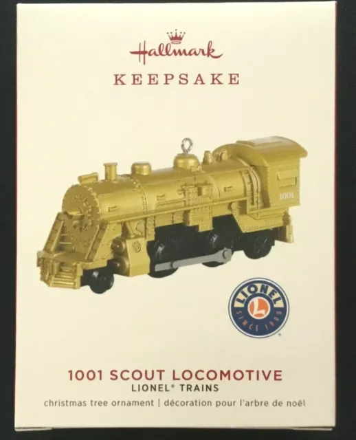 2019 Hallmark ~ Lionel Trains ~ Limited Edition~ "1001 Scout Locomotive"~ NIB