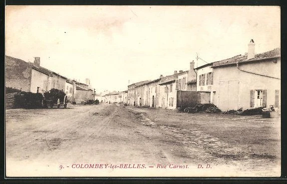 CPA Colombey-les-Belles, Rue Carnot 1929