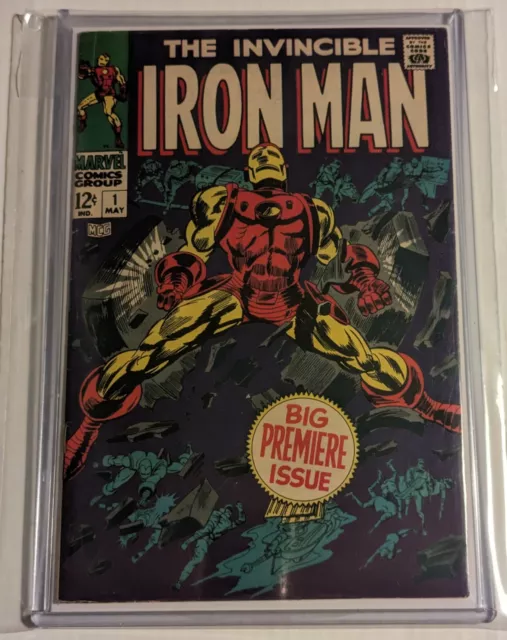 Iron Man #1( Origin& 1st solo Iron Man 1968 ) Marvel 🔥🔥🔥🔥🔥🔥🔥🔥🔥🔥🔥🔥🔥