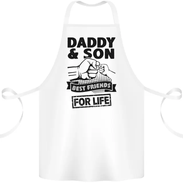 Daddy & Son Best Friends Fathers Day Cotton Apron 100% Organic