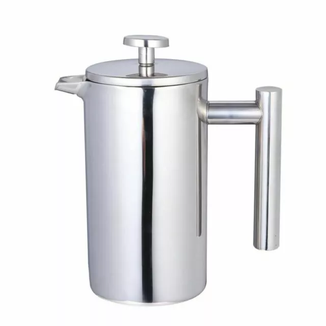 Double Wall Isulated Coffee Tea Maker Stainless Steel 350ml 1000ml French Press