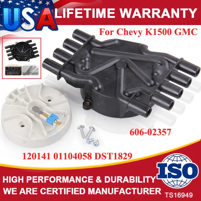 Performance Distributor Cap and Rotor Kit For Chevy K1500 GMC 5.7L Vortec 120141