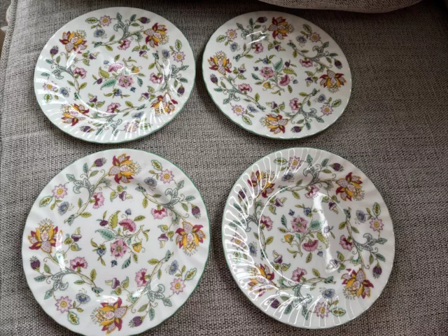 4 Minton Bone China Haddon Hall Side Plates