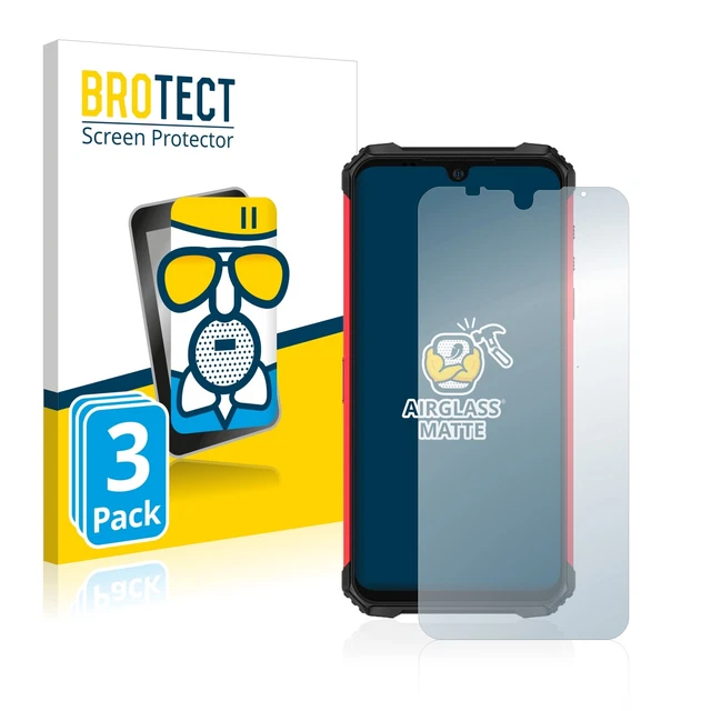 3x Anti-Riflesso Vetro Pellicola Protezione per Ulefone Armor 8 Pro Proteggi