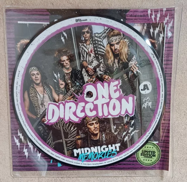 One Direction Midnight Memories NEW MINT UNPLAYED Ltd PICTURE DISC 7" vinyl RSD