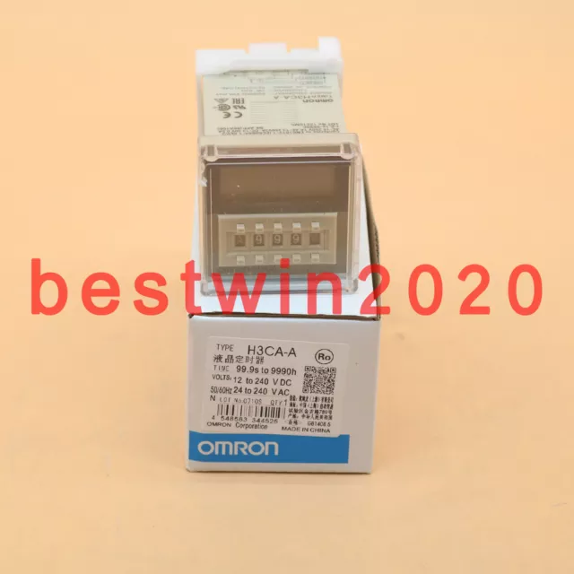 1PC New Omron Timer H3CA-A H3CAA 24-240VAC/VDC One year warranty