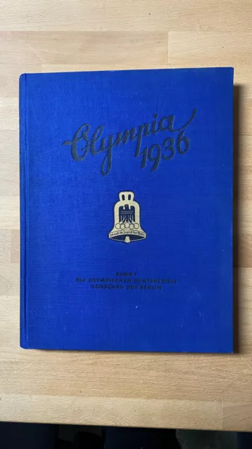 Olympia 1936 Sammelalbum Band 1 und 2. Zigaretten Bilderdienst.