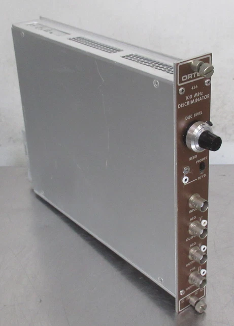 T186018 Ortec 436 100MHz Discriminator NIM Module