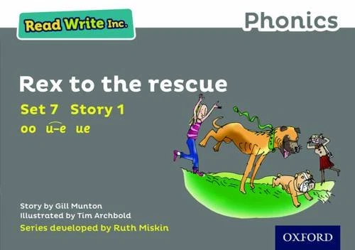 READ WRITE INC. Phonics: Grey Set 7 Storybook 1 Rex to the Rescue £4.69 ...