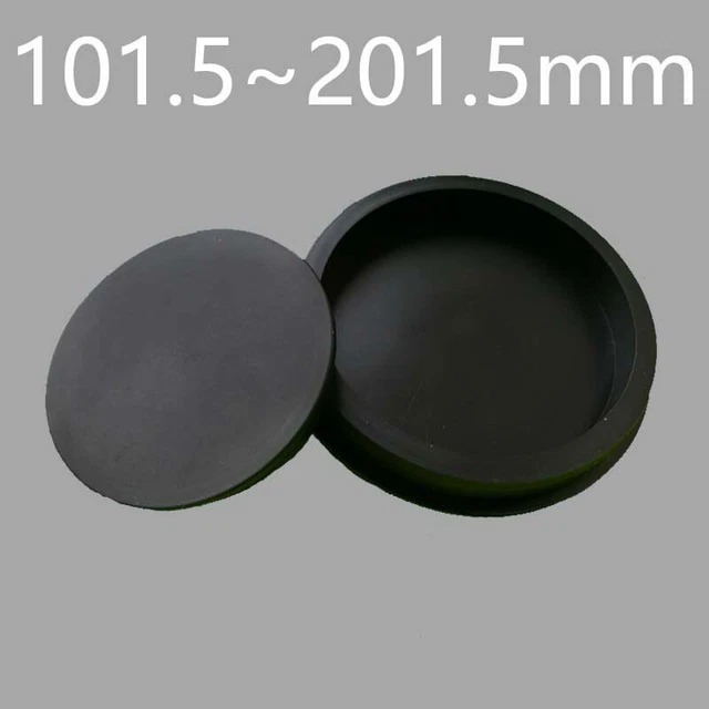 Rubber Hole Plugs 101.1-201.5mm Push In Compression Stem Black Thick Panel Plug