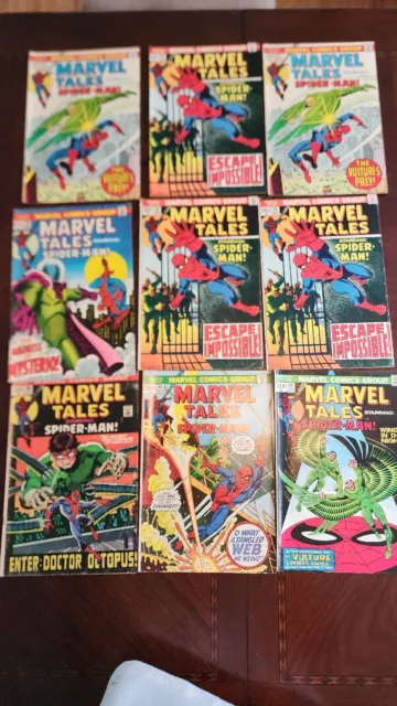 Marvel Tales Starring: Spider-Man! - Lot of 9 Comics