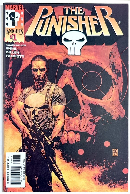 THE PUNISHER  #1 (Marvel Knights Comics 2000) Garth Ennis Dillon Palmiotti MCU