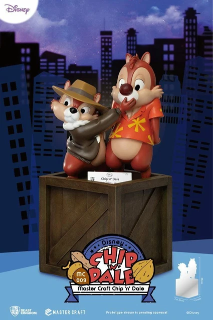 CHIP 'N DALE Cip Ciop Rescue Rangers Master Craft Statue Beast