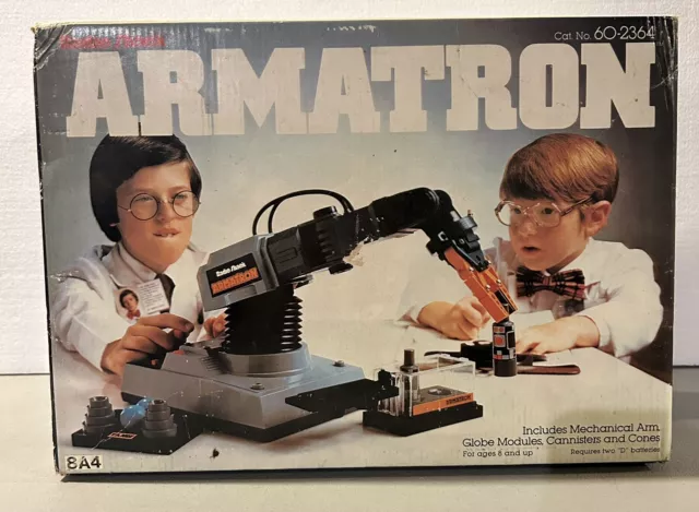 Vintage Tandy Radio Shack Armatron Robotic Arm In Original Box 60-2364