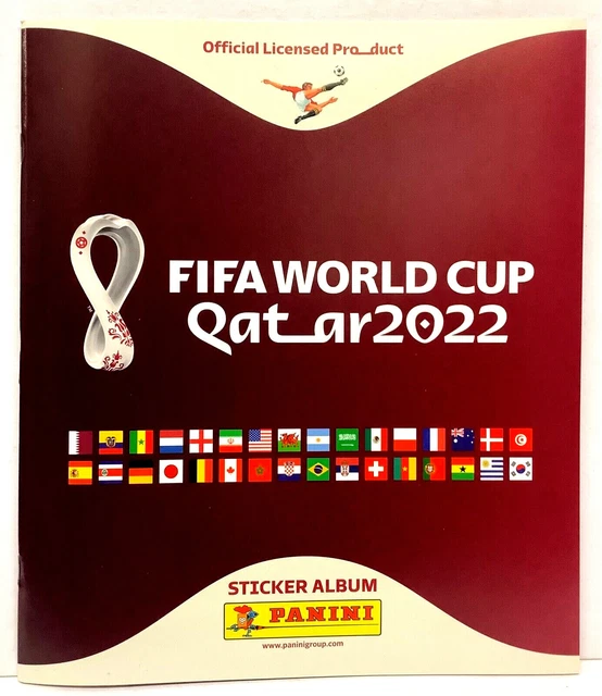 PANINI 2022 QATAR FIFA World Cup Sticker Album + 6 Free Stickers EUR 5