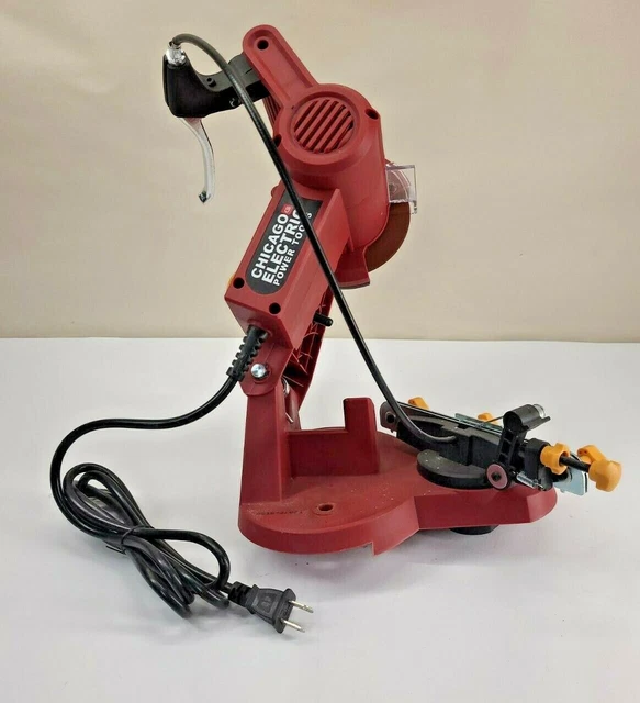 CHICAGO ELECTRIC POWER Tools Chainsaw Sharpener 61613 Intertek 5000 RPM