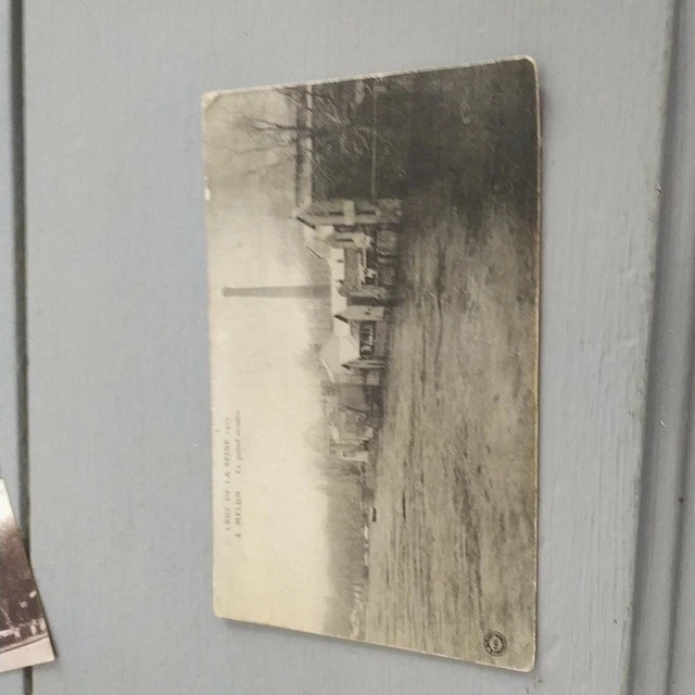 CPA Melun Seine et Marne raw de la Seine 1910 le grand moulin