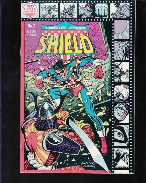 Shield -Lancelot Strong #2 1983 Red Circle Yoshida/ Buckler...vf