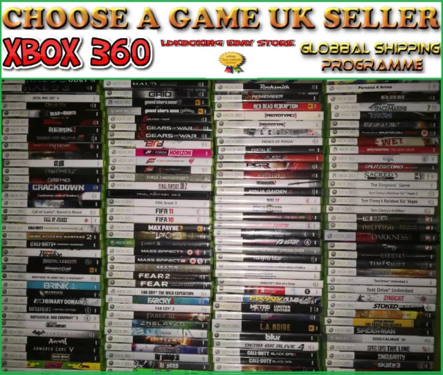 Microsoft Xbox 360 Games Over 100 Choose A Game Or Bundle Up For Discount % Off