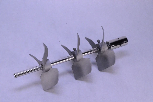 Impeller Propeller 3 Blades and Stand 12mm Bore 13.5 inch stand 5.5 Impeller