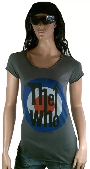 WoW AMPLIFIED Official THE WHO Logo 70's Kult Rock Star Vintage ViP T-Shirt g.XS