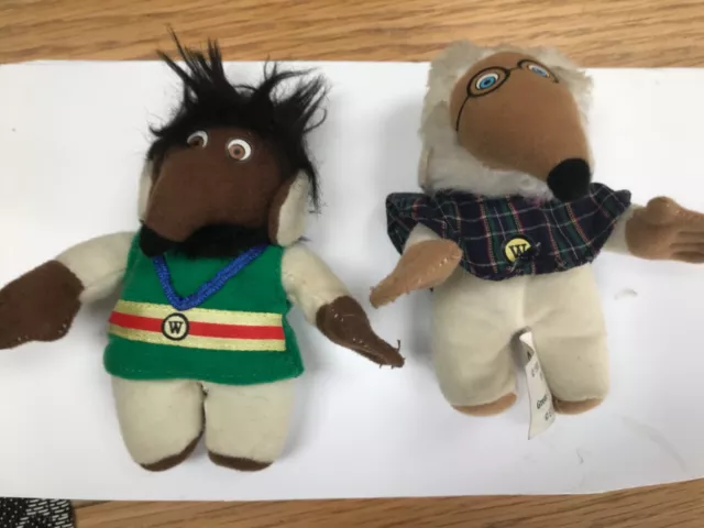 2 MCDONALDS WOMBLES Soft Toy STEPNEY&UNCLEY BULGARIA 1999