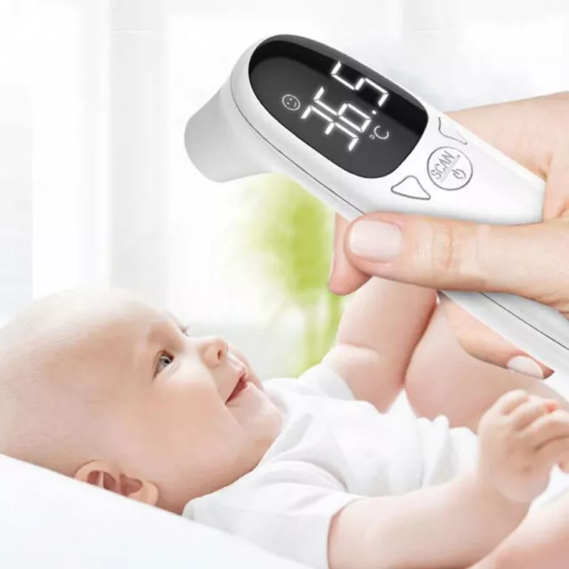 Medical adult and infant non-contact digital infrared thermometer