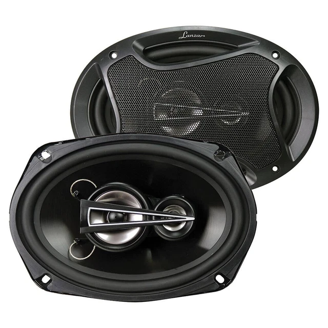 New Lanzar MX693 250 Watt 6x9" 3-Way Coaxial Car Audio Speakers 6" x 9" !