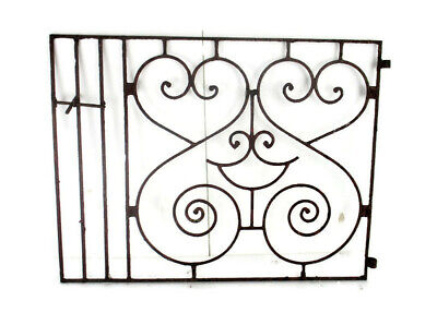 Antique Gate Hinged Hearts Architectural Fence Salvaged Wall Decor Garden