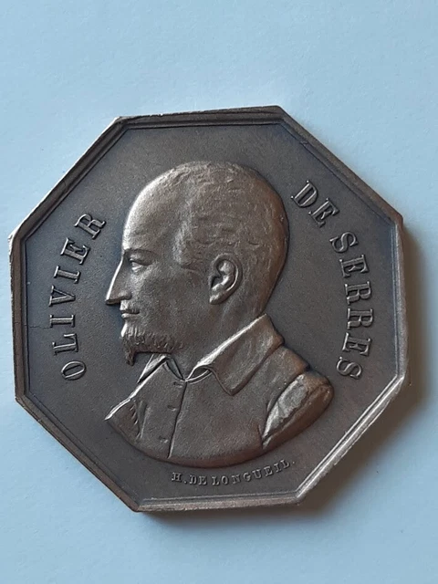 MÉDAILLE ANCIENNE EN bronze des années 1920 Comice Agricole de l'Arrondissement EUR 15,00