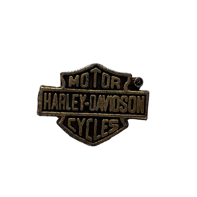 Vintage Harley Davidson Motorcycles Shield Collectible Pin Badge Bar Biker Gift