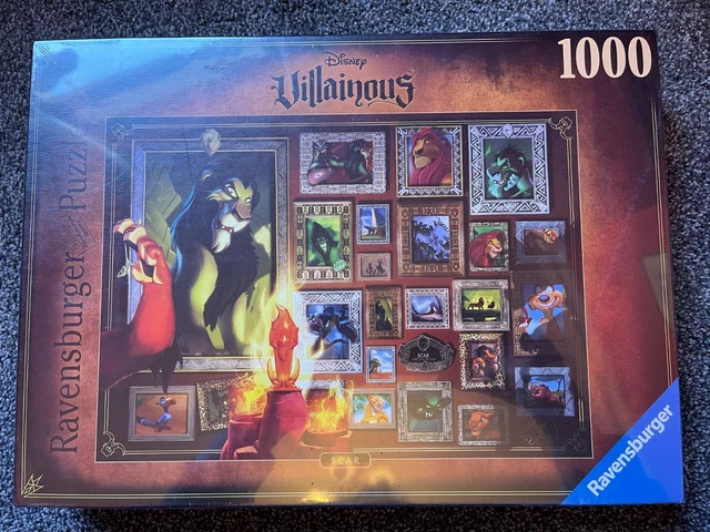 RAVENSBURGER 1000 PIECE jigsaw puzzle Disney Villainous 'Scar' £7.00 ...