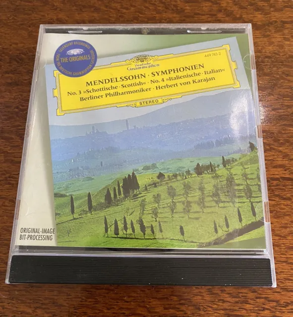Mendelssohn - Symphony No. 3 Scottish, No. 4 Italian -  Karajan - Berlin Phil CD