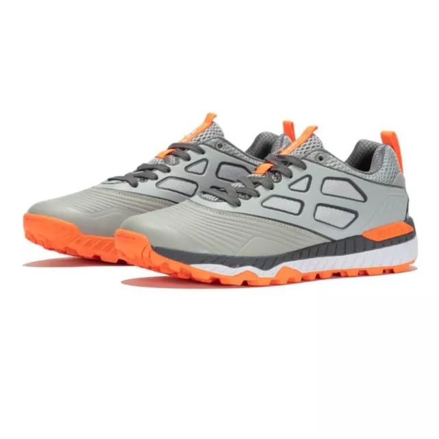 Grays Hockey Shoes - Blitz Astroturf Shoe - Grey / Orange - Size: 5 & 6