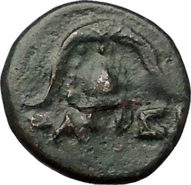 DEMETRIOS I Poliorketes MACEDONIA King Shield Helmet Ancient Greek Coin i57664