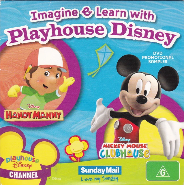 PLAYHOUSE DISNEY Imagine And Learn DVD Rated G Promotional