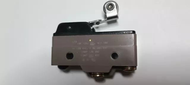 Micro Switch BZ-2AW822T Roller Lever Limit Switch 15A 125, 250 or 480 VAC (2PK)