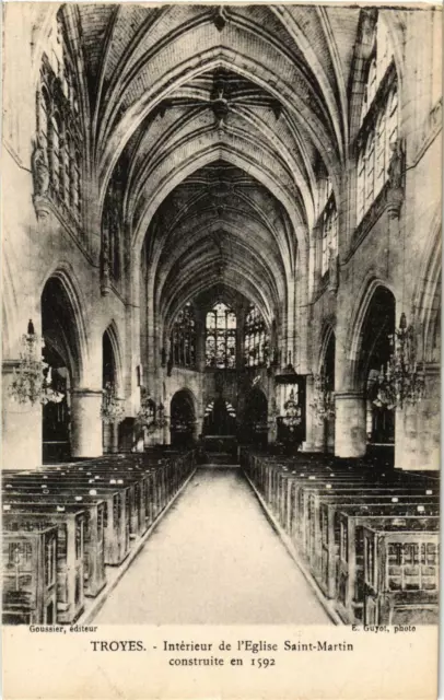 CPA Troyes- Interieur de l'Eglise St Martin FRANCE (1007690)