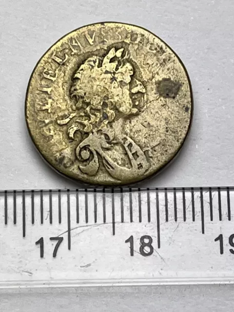 1700 William III (portrait) Coin Weight for Gold Pistol (D805) 1700 William III (portrait) Coin Weight for Gold Pistol (D805)