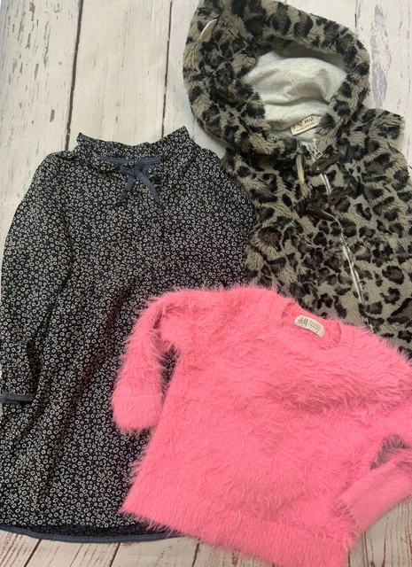 PACCHETTO ABBIGLIAMENTO RAGAZZE ETÀ 3-4 ANNI NEXT Gilet H&M Maglione Abito Inverno