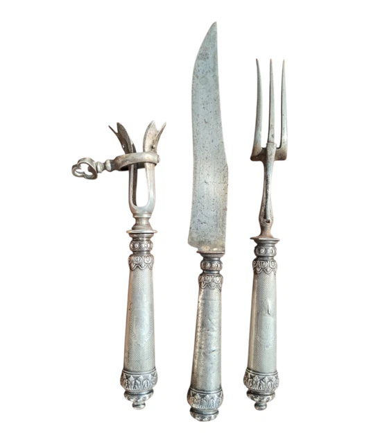 Service à Gigot Argent 800 - A. Collet Genève - À Découper